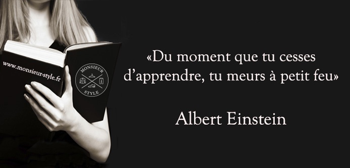 Citation Einstein Apprendre Monsieur Style